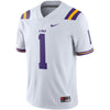 Image of LSU Tigers Game Football Jersey – White 2019