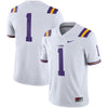 Image of LSU Tigers Game Football Jersey – White 2019