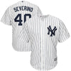Image of Luis Severino New York Yankees Majestic Cool Base Home Player Jersey - White 2019