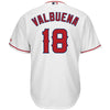 Image of Luis Valbuena Los Angeles Angels Majestic Home Cool Base Player Jersey – White 2019