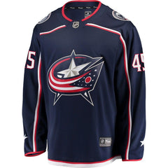 Lukas Sedlak Columbus Blue Jackets Breakaway Jersey – Navy 2019