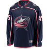 Image of Lukas Sedlak Columbus Blue Jackets Breakaway Jersey – Navy 2019