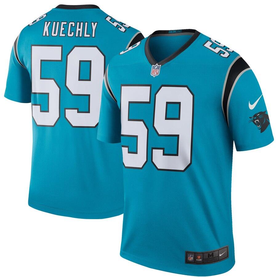 Luke Kuechly Carolina Panthers Color Rush Legend Jersey - Blue 2019