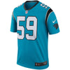 Image of Luke Kuechly Carolina Panthers Color Rush Legend Jersey - Blue 2019