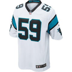 Luke Kuechly Carolina Panthers Game Jersey - White 2019