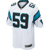 Image of Luke Kuechly Carolina Panthers Game Jersey - White 2019