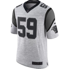 Luke Kuechly Carolina Panthers Gridiron Gray II Limited Jersey - Gray 2019