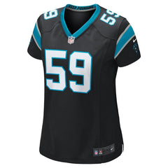 Luke Kuechly Carolina Panthers Women's Game Jersey - Black 2019