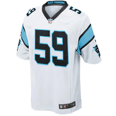 Luke Kuechly Carolina Panthers Youth Game Jersey - White 2019