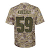 Image of Luke Kuechly Carolina Panthers Youth Salute to Service Game Jersey - Camo 2019