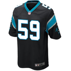 Luke Kuechly Carolina Panthers Youth Team Color Game Jersey - Black 2019