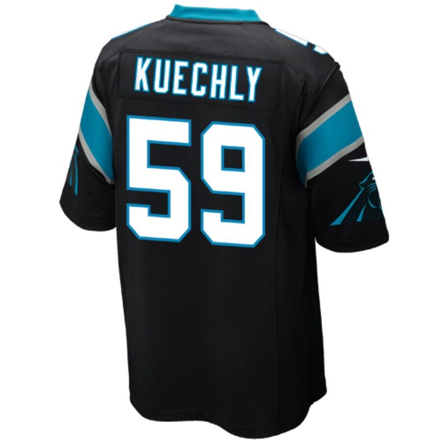 Luke Kuechly Carolina Panthers Youth Team Color Game Jersey - Black 2019