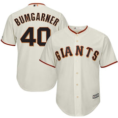 Madison Bumgarner San Francisco Giants Majestic Cool Base Player Jersey - Cream 2019