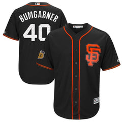 Madison Bumgarner San Francisco Giants Majestic Spring Training Cool Base Player Jersey - Black 2019