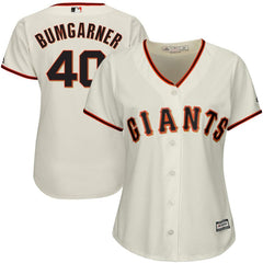 Madison Bumgarner San Francisco Giants Majestic Women's Cool Base Player Jersey - Cream 2019