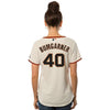 Image of Madison Bumgarner San Francisco Giants Majestic Women's Cool Base Player Jersey - Cream 2019