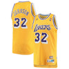 Image of Magic Johnson Los Angeles Lakers Hardwood Classics Soul Swingman Throwback Jersey - Gold 2019