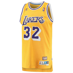 Magic Johnson Los Angeles Lakers Hardwood Classics Soul Swingman Throwback Jersey - Gold 2019