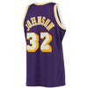 Image of Magic Johnson Los Angeles Lakers Mitchell &amp; Ness 1984-85 Hardwood Classics Swingman Jersey - Purple 2019