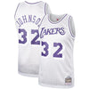 Image of Magic Johnson Los Angeles Lakers Mitchell &amp; Ness Hardwood Classics Platinum Swingman Jersey 2019