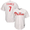 Image of Maikel Franco Philadelphia Phillies Majestic Cool Base Player Jersey - White 2019