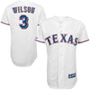 Image of Majestic Russell Wilson Texas Rangers #3 Replica Jersey - White 2019