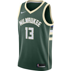 Malcolm Brogdon Milwaukee Bucks Swingman Jersey Green - Icon Edition 2019