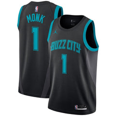 Malik Monk Charlotte Hornets Jordan Brand City Edition Swingman Jersey – Black 2019