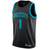 Image of Malik Monk Charlotte Hornets Jordan Brand City Edition Swingman Jersey – Black 2019