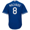 Image of Manny Machado Los Angeles Dodgers Majestic Official Cool Base Player Jersey – Royal 2019