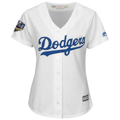 Manny Machado Los Angeles Dodgers Majestic Women's World Series Cool Base Player Jersey – White 2019