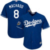 Image of Manny Machado Los Angeles Dodgers Majestic World Series Cool Base Player Jersey – Royal 2019