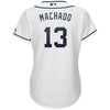 Image of Manny Machado San Diego Padres Majestic Women's Cool Base Player Jersey – White 2019