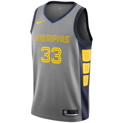 Marc Gasol Memphis Grizzlies City Edition Swingman Jersey – Gray 2019