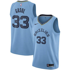 Marc Gasol Memphis Grizzlies Replica Swingman Jersey - Statement Edition – Light Blue 2019