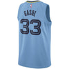 Image of Marc Gasol Memphis Grizzlies Replica Swingman Jersey - Statement Edition – Light Blue 2019