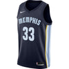 Image of Marc Gasol Memphis Grizzlies Swingman Jersey Navy - Icon Edition 2019