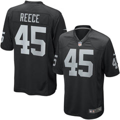 Marcel Reece Oakland Raiders Youth Game Jersey - Black 2019