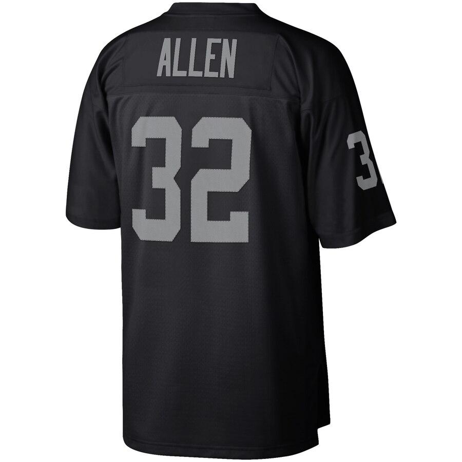Marcus Allen Oakland Raiders Mitchell &amp; Ness Retired Player Vintage Replica Jersey - Black 2019