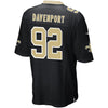 Image of Marcus Davenport New Orleans Saints Game Jersey – Black 2019