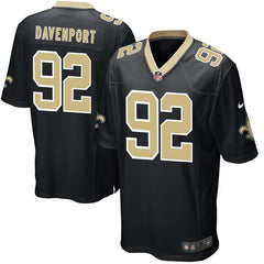 Marcus Davenport New Orleans Saints Game Jersey – Black 2019