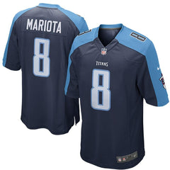 Marcus Mariota Tennessee Titans Game Jersey - Navy 2019