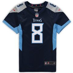 Marcus Mariota Tennessee Titans Girls Youth Game Jersey - Navy 2019