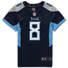 Image of Marcus Mariota Tennessee Titans Girls Youth Game Jersey - Navy 2019