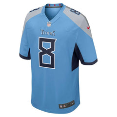 Marcus Mariota Tennessee Titans New Game Jersey – Light Blue 2019