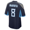 Image of Marcus Mariota Tennessee Titans New Game Jersey – Navy 2019