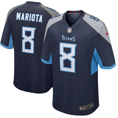 Marcus Mariota Tennessee Titans New Game Jersey – Navy 2019