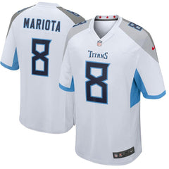 Marcus Mariota Tennessee Titans New Game Jersey – White 2019