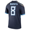 Image of Marcus Mariota Tennessee Titans New Legend Jersey – Navy 2019