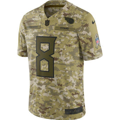 Marcus Mariota Tennessee Titans Salute to Service Limited Jersey – Camo 2019